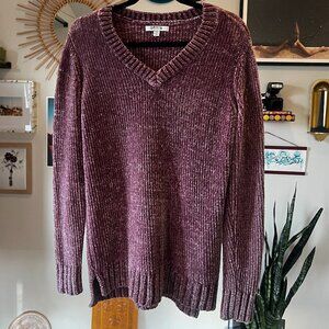 Orvis Women's Chenille Tunic Sweater in Mauve - Size M